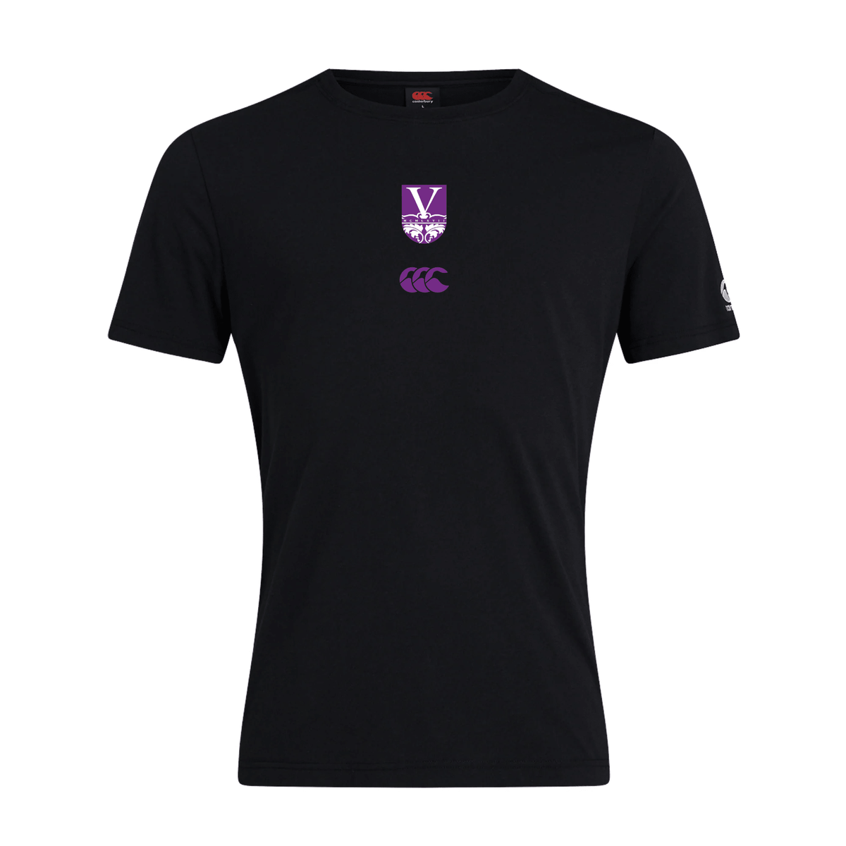 Vanbrugh College Rugby - Club Plain Tee - Black -Canterbury- Stash Shop