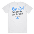 Arise Fitness - Classic Tee - White - Back