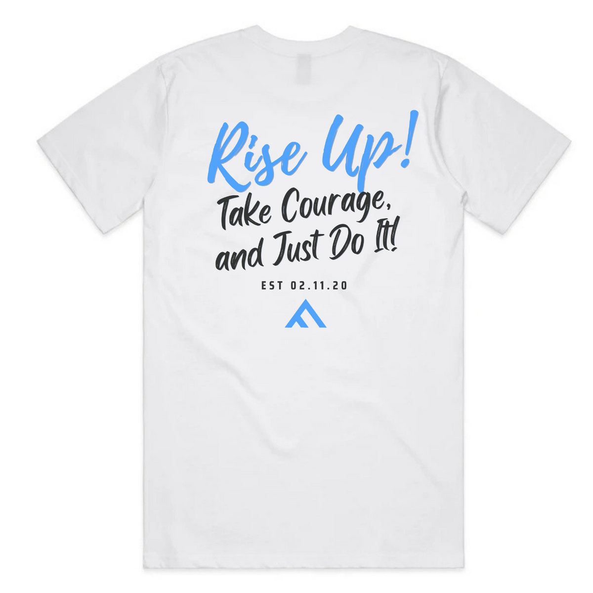 Arise Fitness - Classic Tee - White - Back