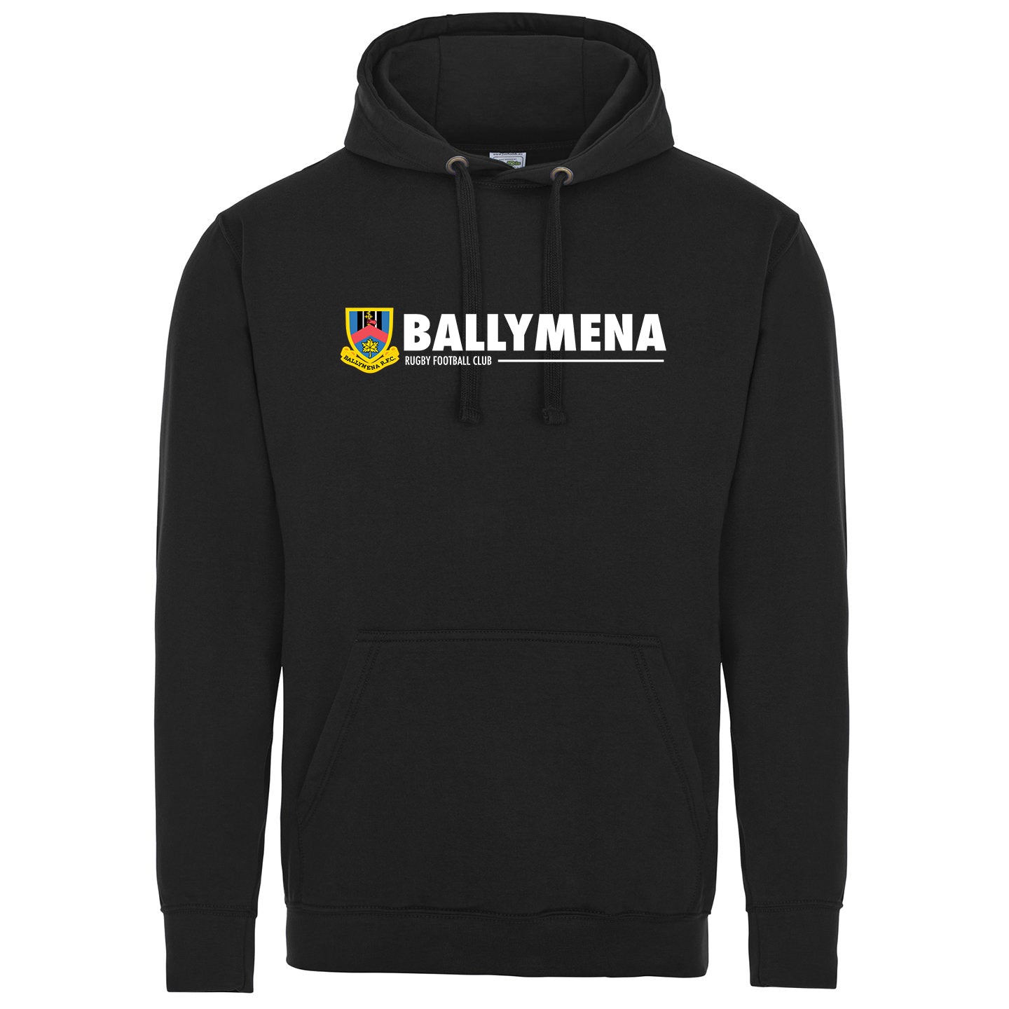 Ballymena Rugby Club - Junior Logo Hoody Black