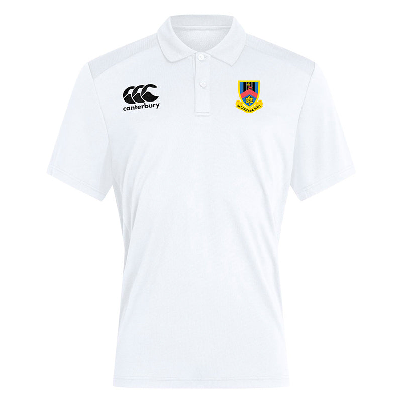 Ballymena Rugby Club - Ladies Club Dry Polo - White