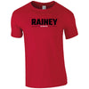 Rainey Old Boys Rugby Club - Cotton Logo Tee Red