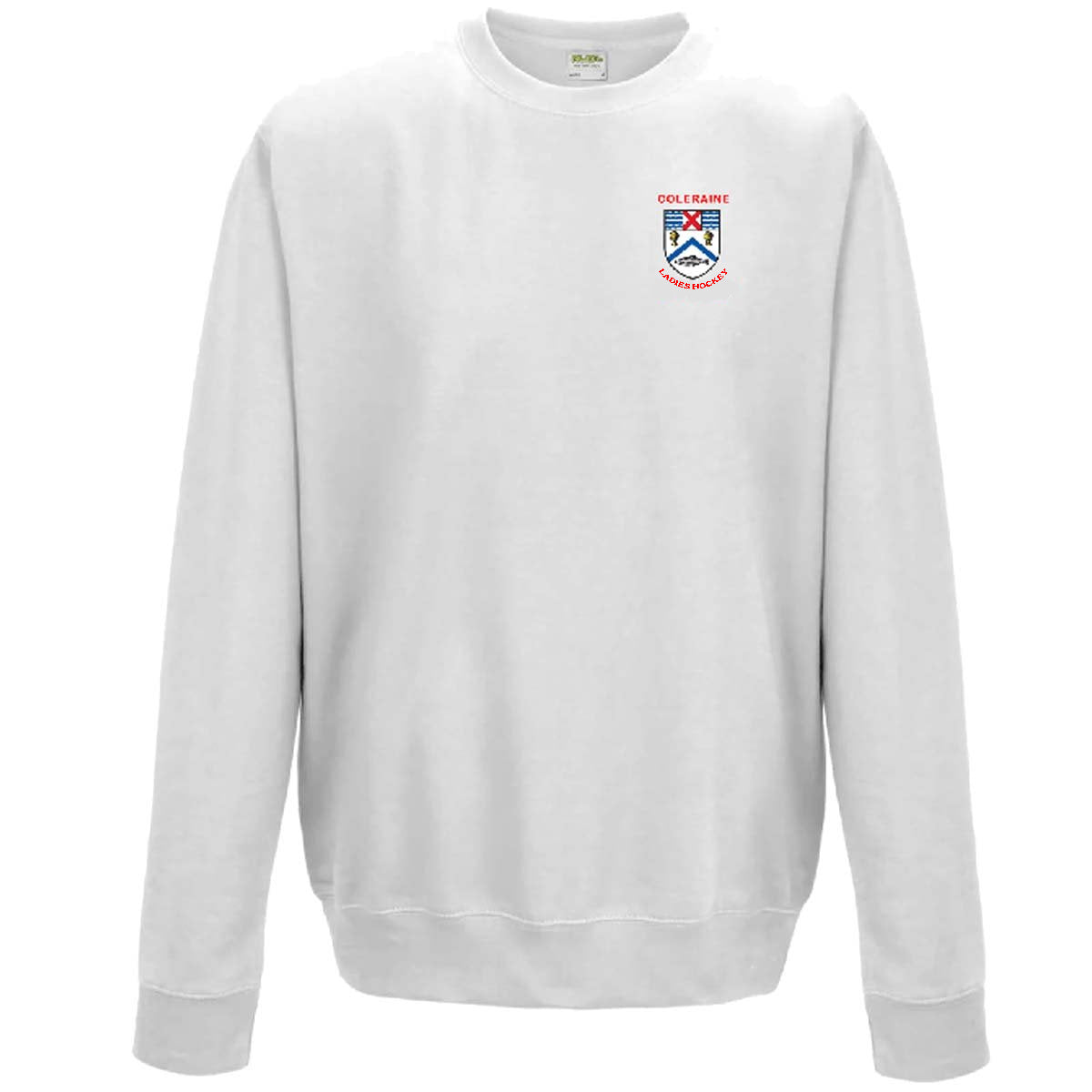 Coleraine Ladies Senior/Development White Crew Neck Sweatshirt