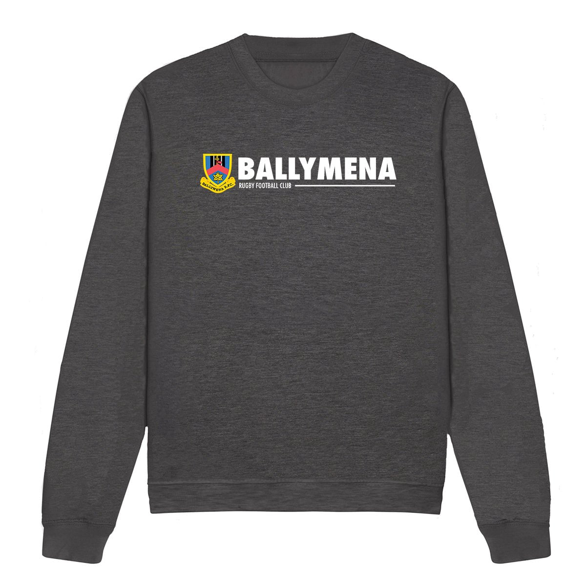 Ballymena Rugby Club - Charcoal Logo Sweatshirt - Stash Inc. - Stash Shop