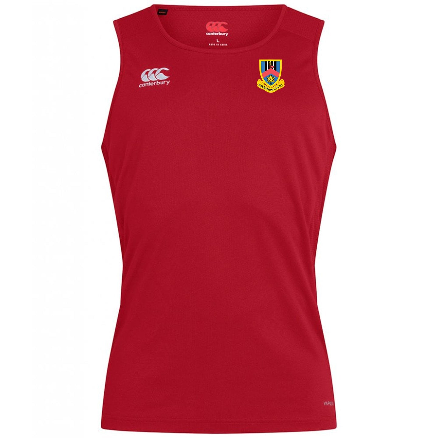 Ballymena Rugby Club - Club Dry Singlet - Red - Canterbury - Stash Shop