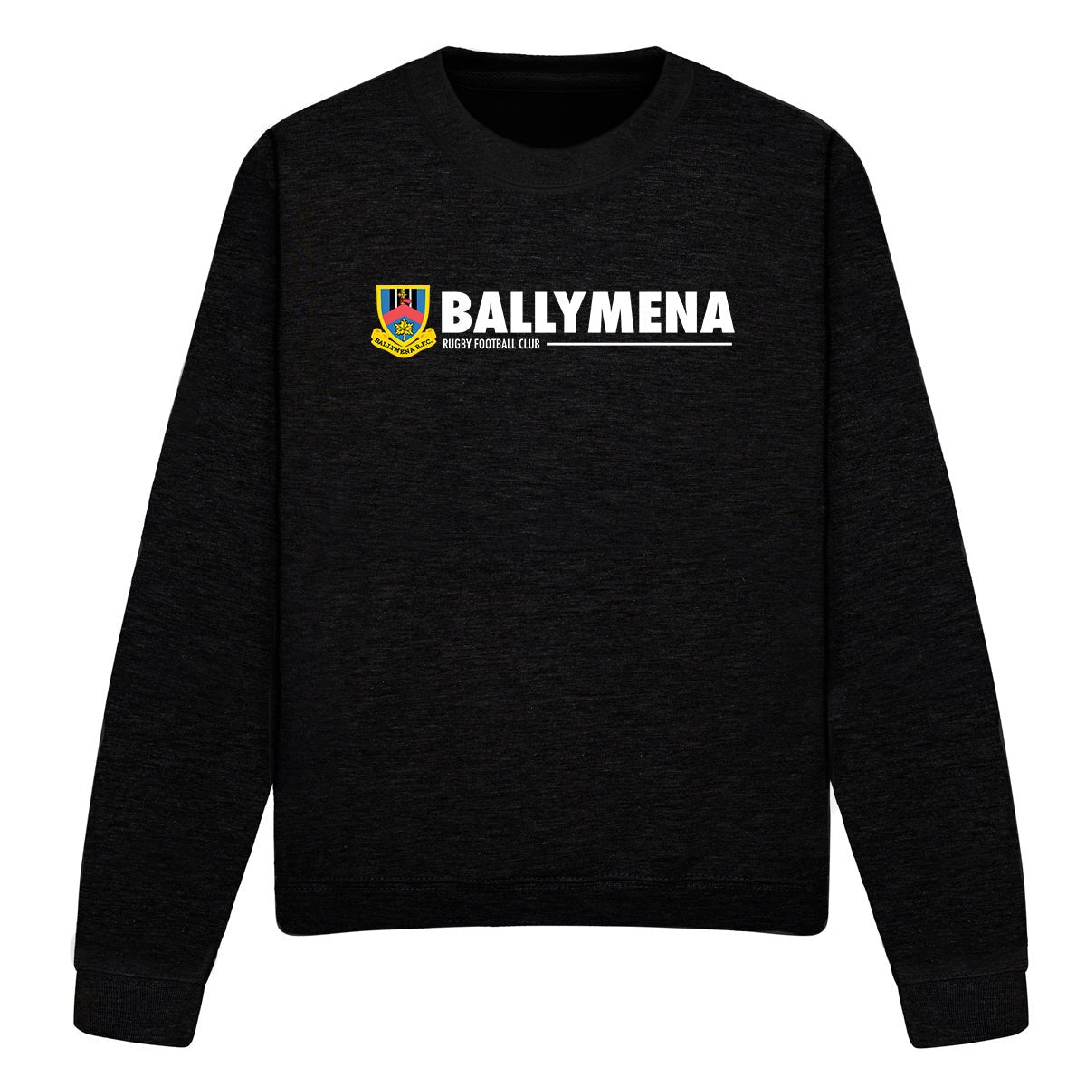 Ballymena Rugby Club - Junior Black Logo Sweatshirt - Stash Inc. - Stash Shop