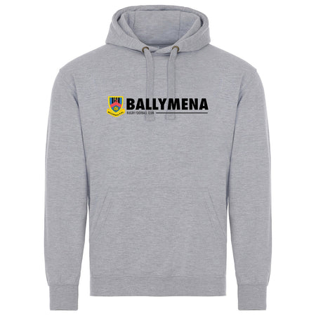 Ballymena Rugby Club - Junior Logo Hoody Grey - Stash Inc. - Stash Shop