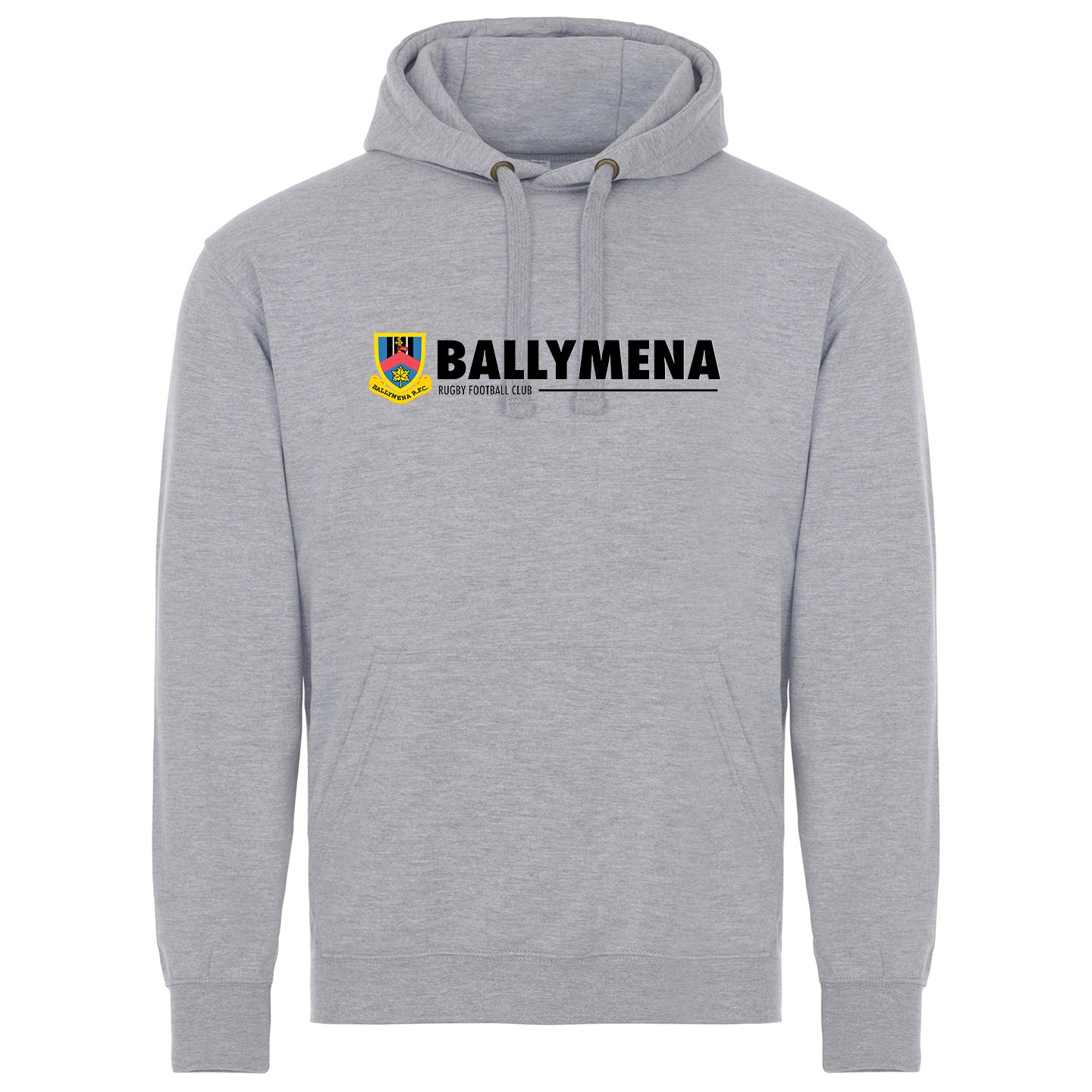 Ballymena Rugby Club - Junior Logo Hoody Grey - Stash Inc. - Stash Shop