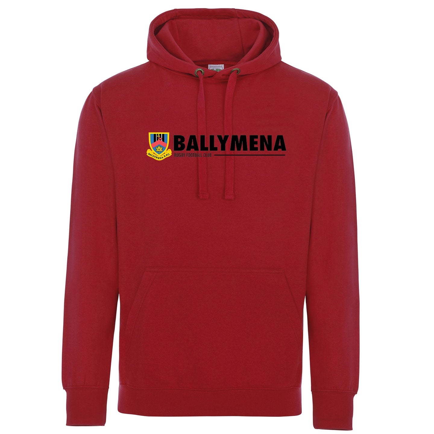 Ballymena Rugby Club - Junior Logo Hoody Red - Stash Inc. - Stash Shop