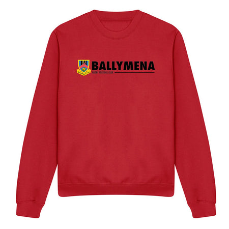 Ballymena Rugby Club - Junior Red Logo Sweatshirt - Stash Inc. - Stash Shop