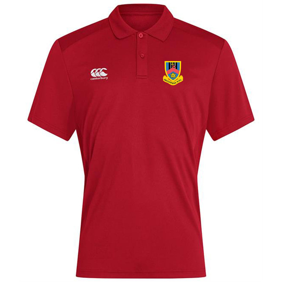 Ballymena Rugby Club - Ladies Club Dry Polo - Red - Canterbury - Stash Shop