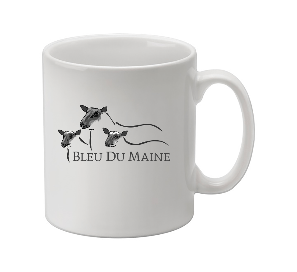 Bleu Du Maine Sheep Society Custom Mug - White - Stash Shop - Stash Shop