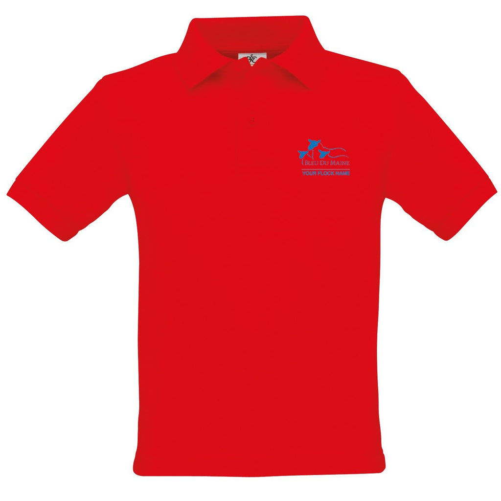 Bleu Du Maine Sheep Society Kids Poloshirt - Stash Shop - Stash Shop