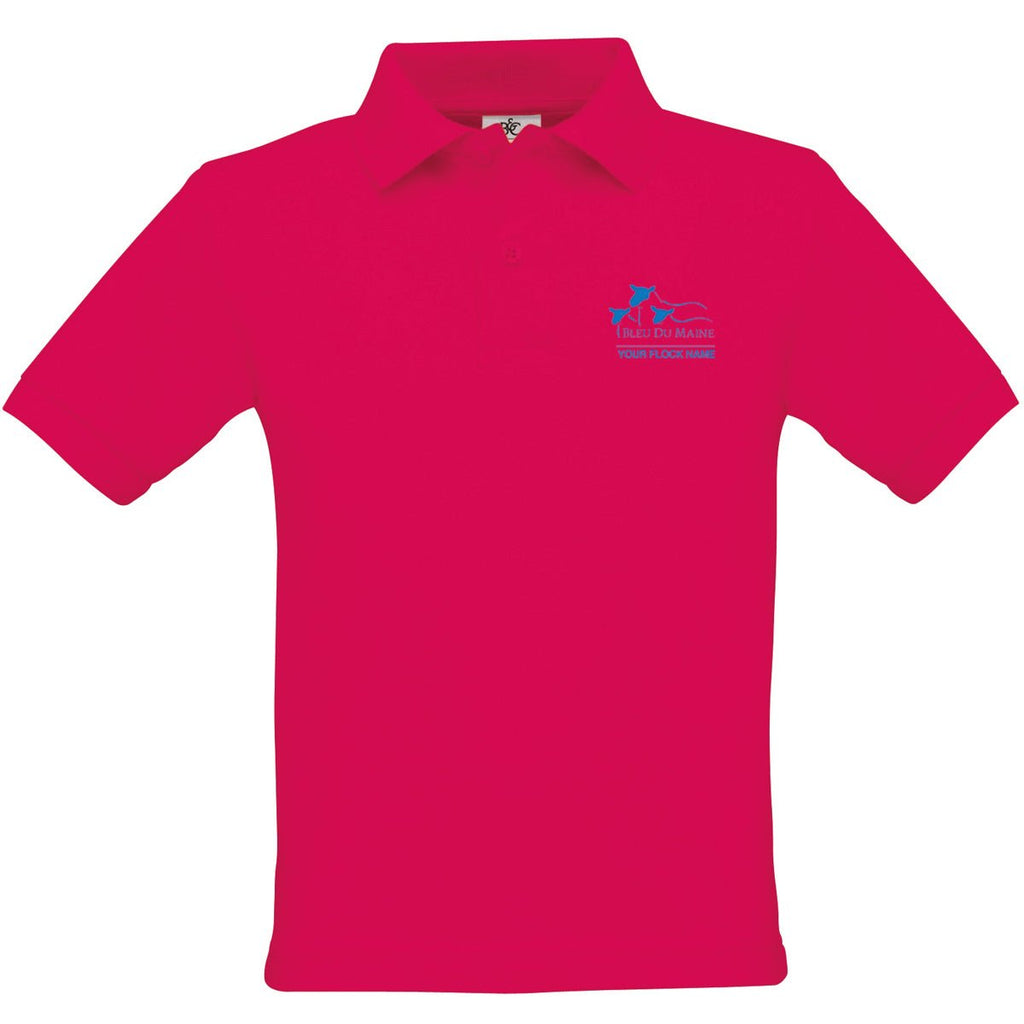 Bleu Du Maine Sheep Society Kids Poloshirt - Stash Shop - Stash Shop