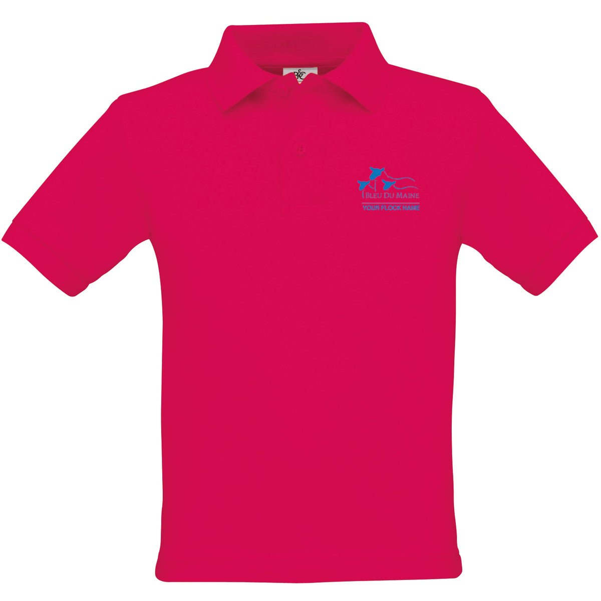 Bleu Du Maine Sheep Society Kids Poloshirt - Stash Shop - Stash Shop