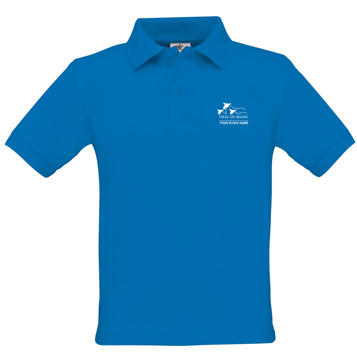 Bleu Du Maine Sheep Society Kids Poloshirt - Stash Shop - Stash Shop
