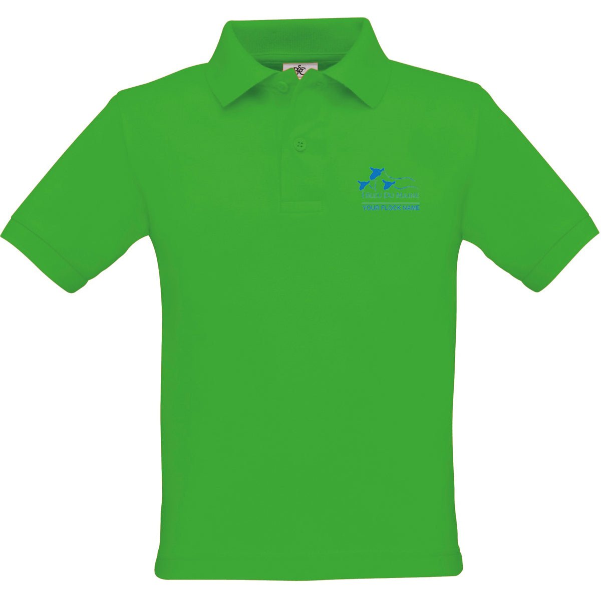 Bleu Du Maine Sheep Society Kids Poloshirt - Stash Shop - Stash Shop