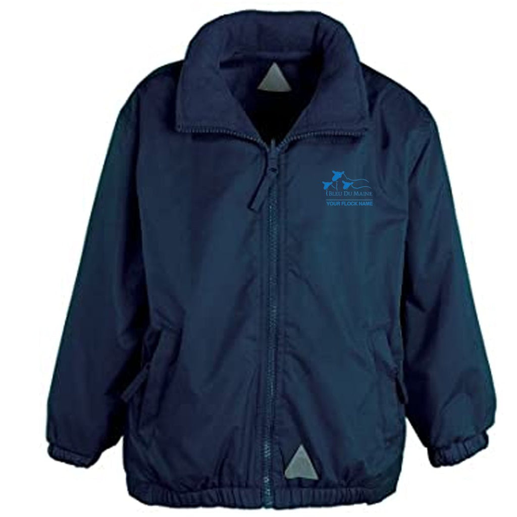 Bleu Du Maine Sheep Society Kids Rain Jacket - Stash Shop - Stash Shop