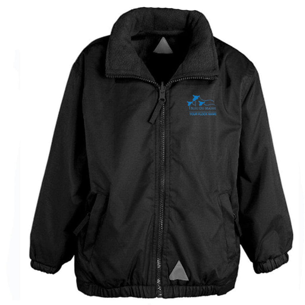Bleu Du Maine Sheep Society Kids Rain Jacket - Stash Shop - Stash Shop