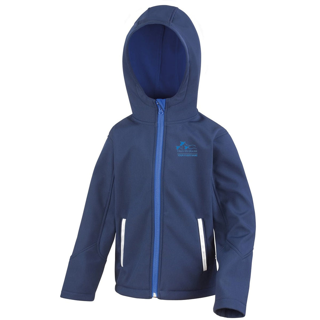 Bleu Du Maine Sheep Society Kids Softshell Jacket - Stash Shop - Stash Shop