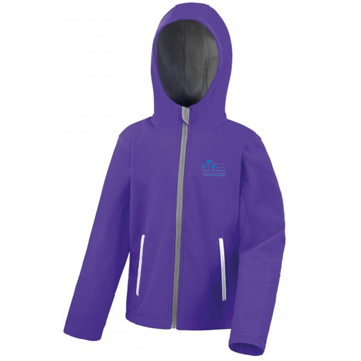 Bleu Du Maine Sheep Society Kids Softshell Jacket - Stash Shop - Stash Shop