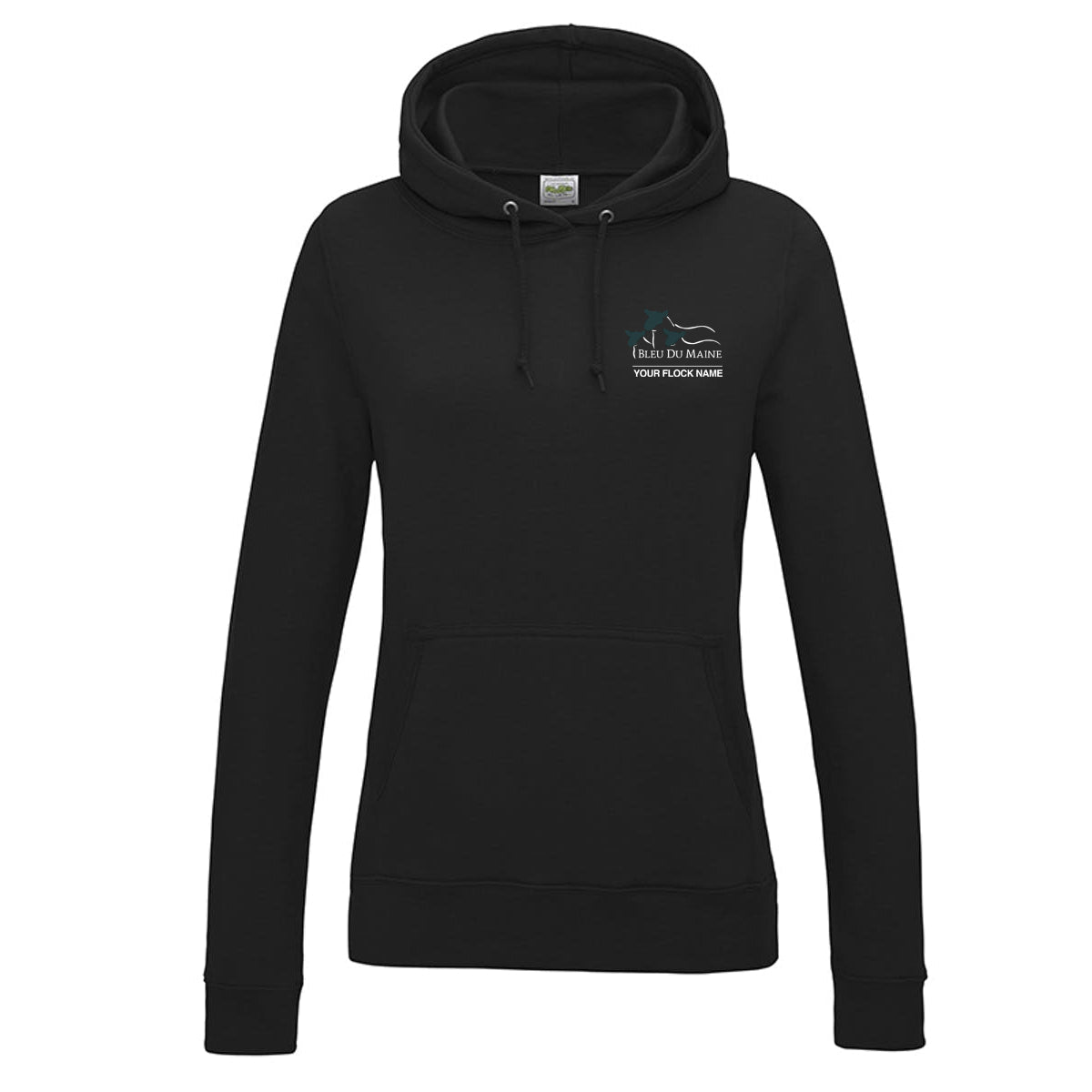 Bleu Du Maine Sheep Society Ladies Hoody - Stash Shop - Stash Shop