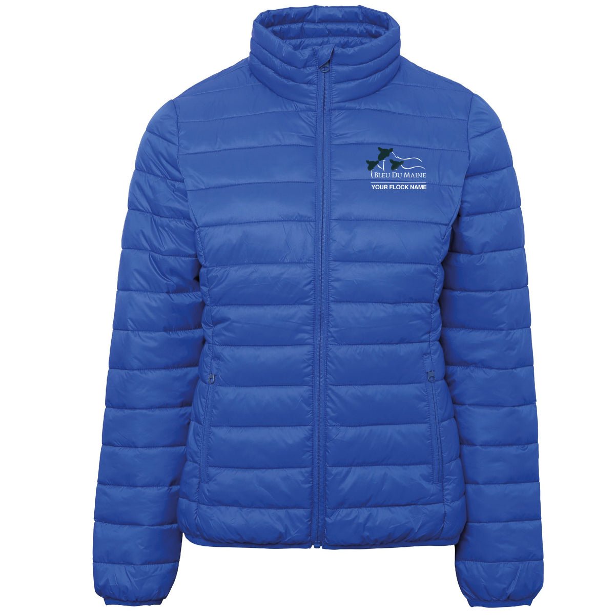 Bleu Du Maine Sheep Society Ladies Puffa Jacket - Stash Shop - Stash Shop