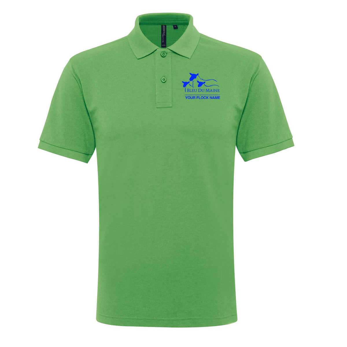 Bleu Du Maine Sheep Society Mens Polo - Stash Shop - Stash Shop