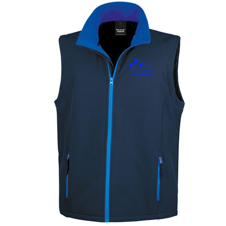 Bleu Du Maine Sheep Society Mens Softshell Gilet - Stash Shop - Stash Shop