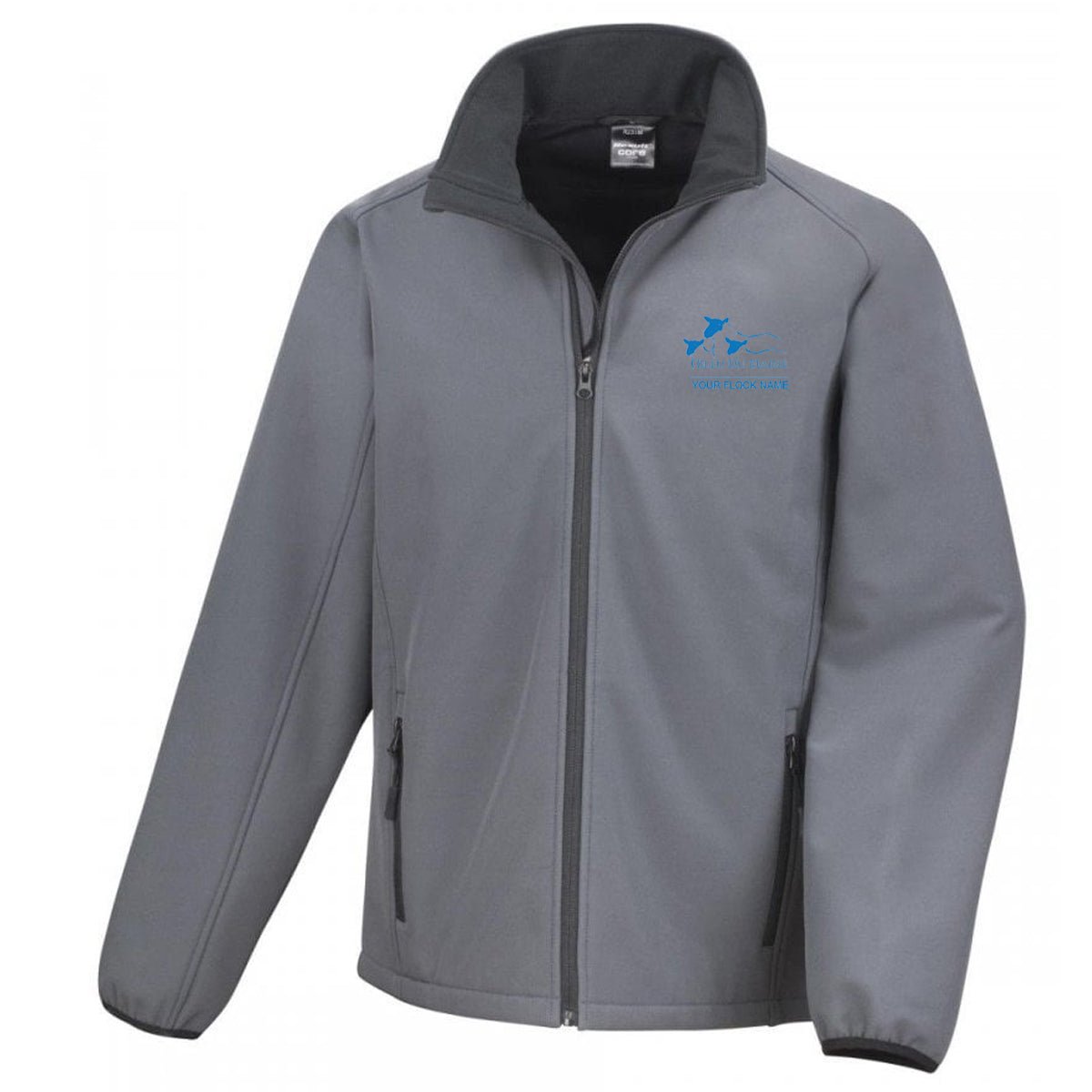 Bleu Du Maine Sheep Society Mens Softshell Jacket - Stash Shop - Stash Shop