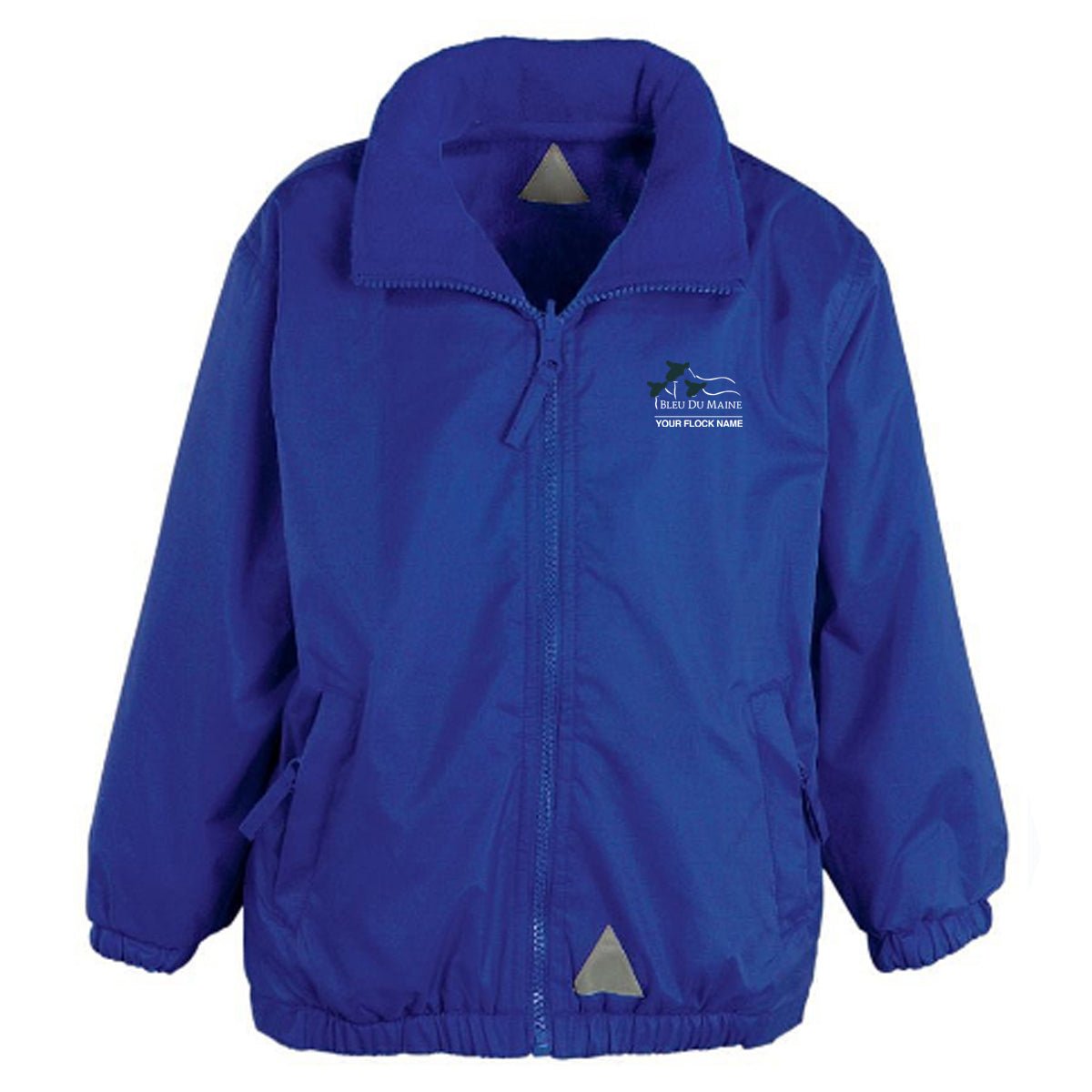 Bleu Du Maine Sheep Society Rain Jacket - Stash Shop - Stash Shop