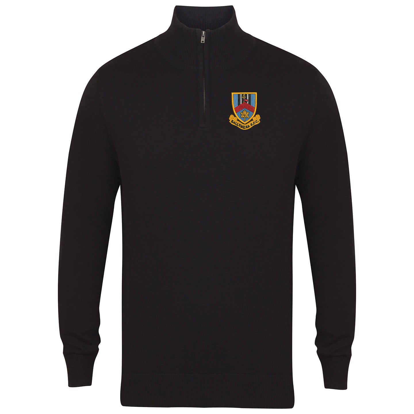 Ballymena Rugby Club - 1/4 Zip Cotton Jumper