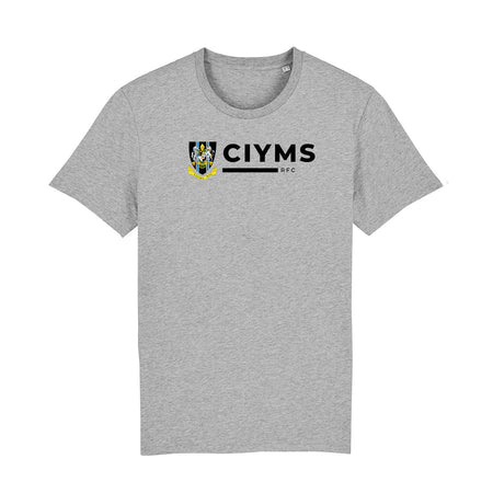 CIYMS Rugby Club - Cotton CIYMS Tee Grey - Stash Inc. - Stash Shop
