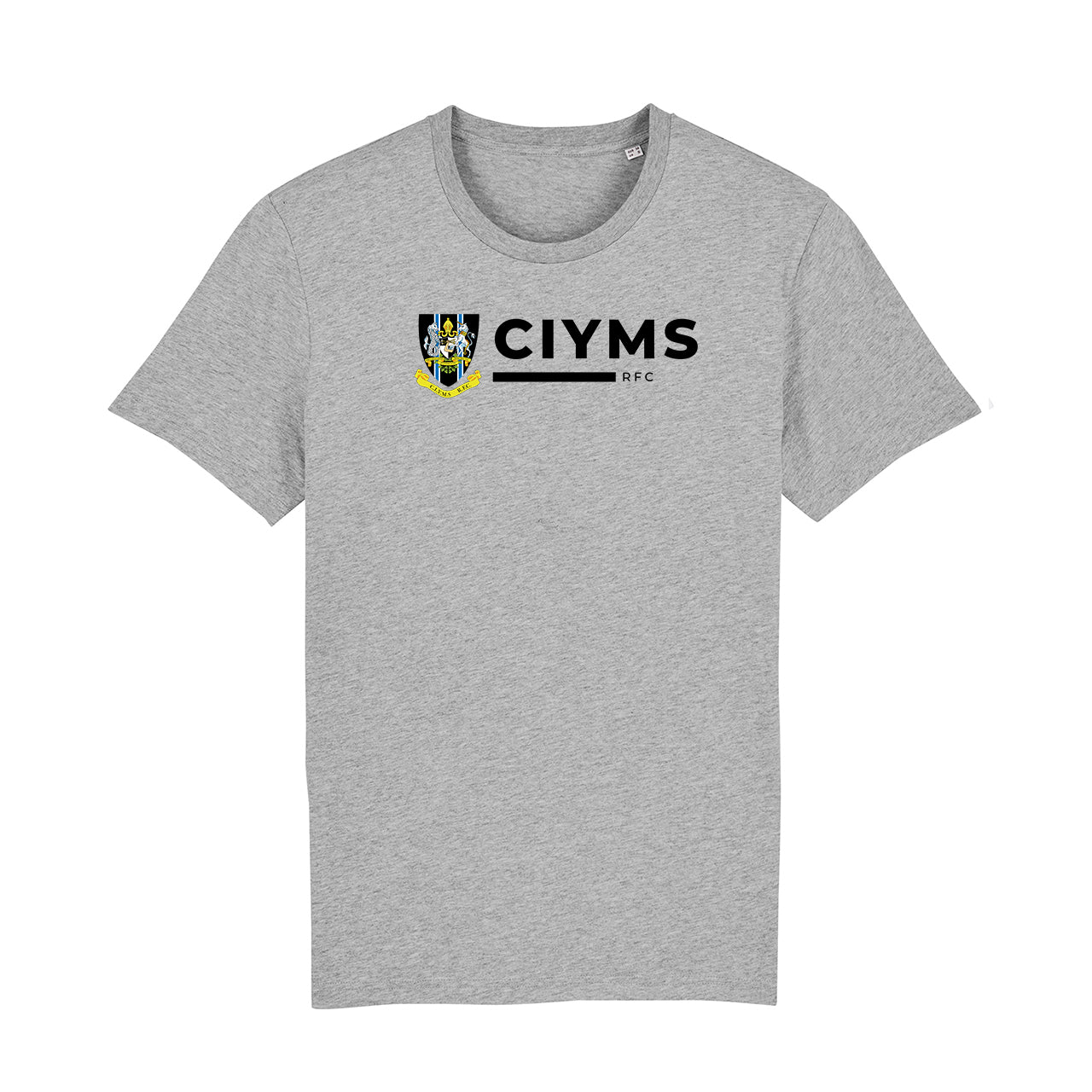 CIYMS Rugby Club - Cotton CIYMS Tee Grey - Stash Inc. - Stash Shop