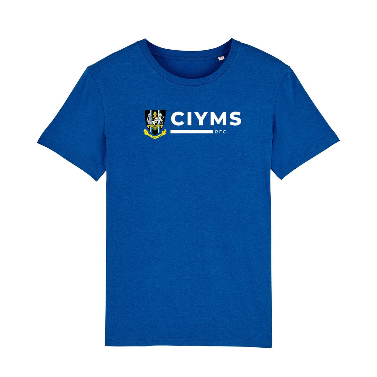 CIYMS Rugby Club - Cotton CIYMS Tee Royal - Stash Inc. - Stash Shop