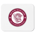 Devon Cattle Breeders Society Custom Mouse mat - White - Stash Shop - Stash Shop