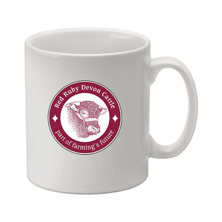 Devon Cattle Breeders Society Custom Mug - White - Stash Shop - Stash Shop