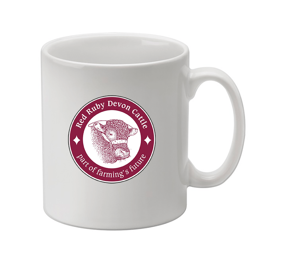 Devon Cattle Breeders Society Custom Mug - White - Stash Shop - Stash Shop