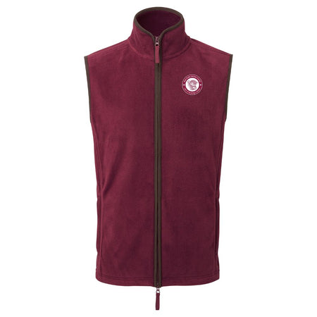 Devon Cattle Breeders Society Ladies Artisian Gilet - Burgundy - Stash Shop - Stash Shop