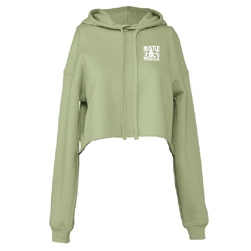 H&M Cropped Hoodie Ladies - Green - Stash Shop - Stash Shop