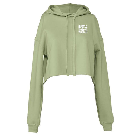 H&M Cropped Hoodie Ladies - Green - Stash Shop - Stash Shop
