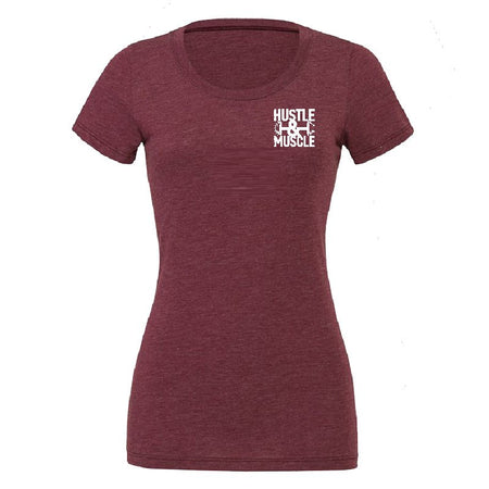 H&M Tee Ladies - Maroon - Stash Shop - Stash Shop