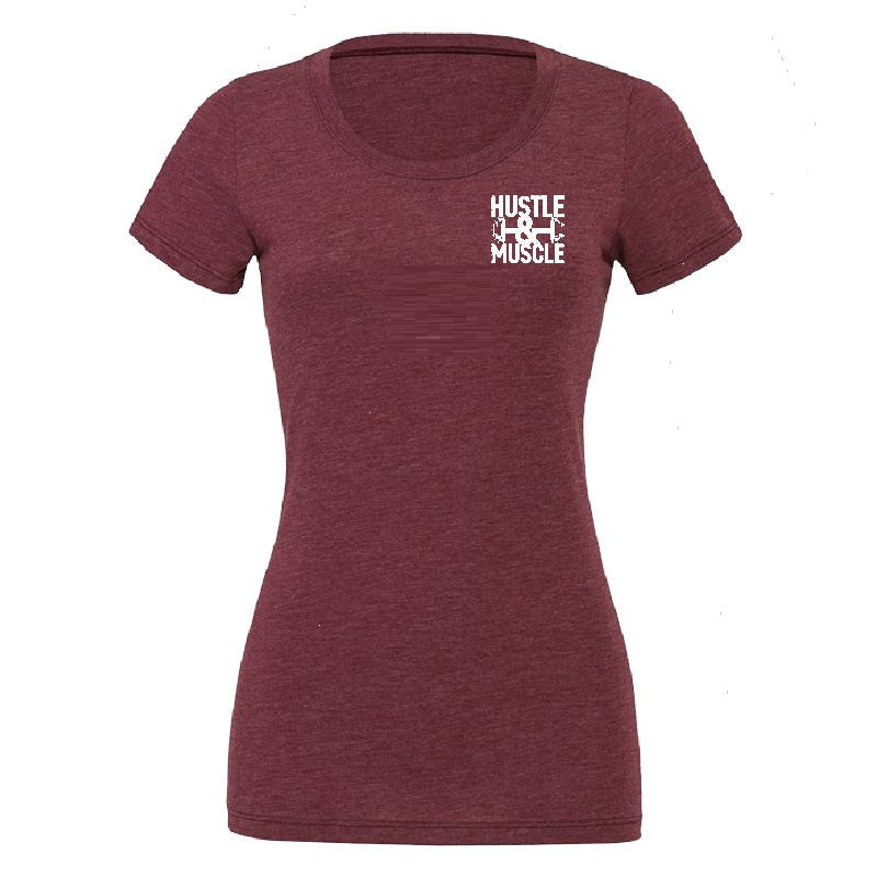 H&M Tee Ladies - Maroon - Stash Shop - Stash Shop