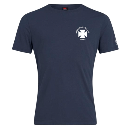 Methodist College Staff Cotton Plain Tee - Mens NEW - Canterbury - Stash Shop