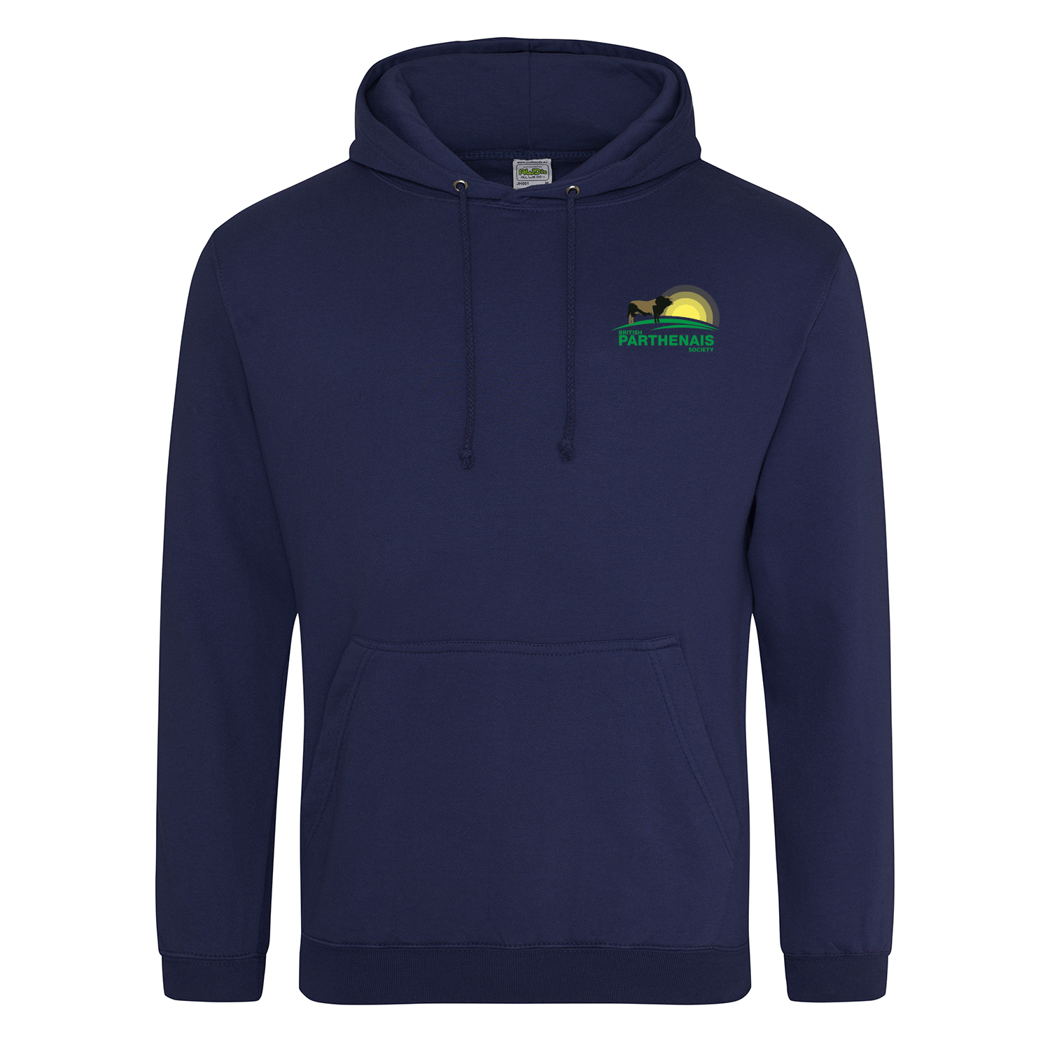 Parthenais Cattle Society Hoodie - Navy - Stash Inc. - Stash Shop
