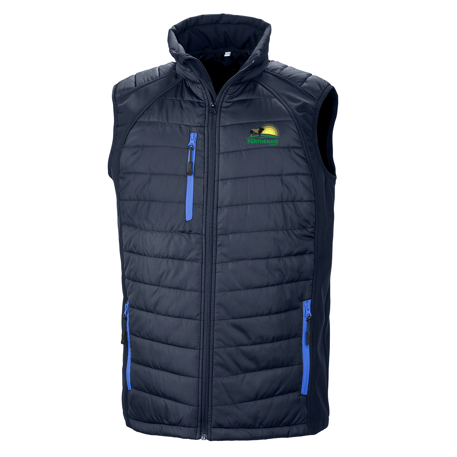 Parthenais Cattle Society Padded Softshell Gilet - Navy - Stash Inc. - Stash Shop