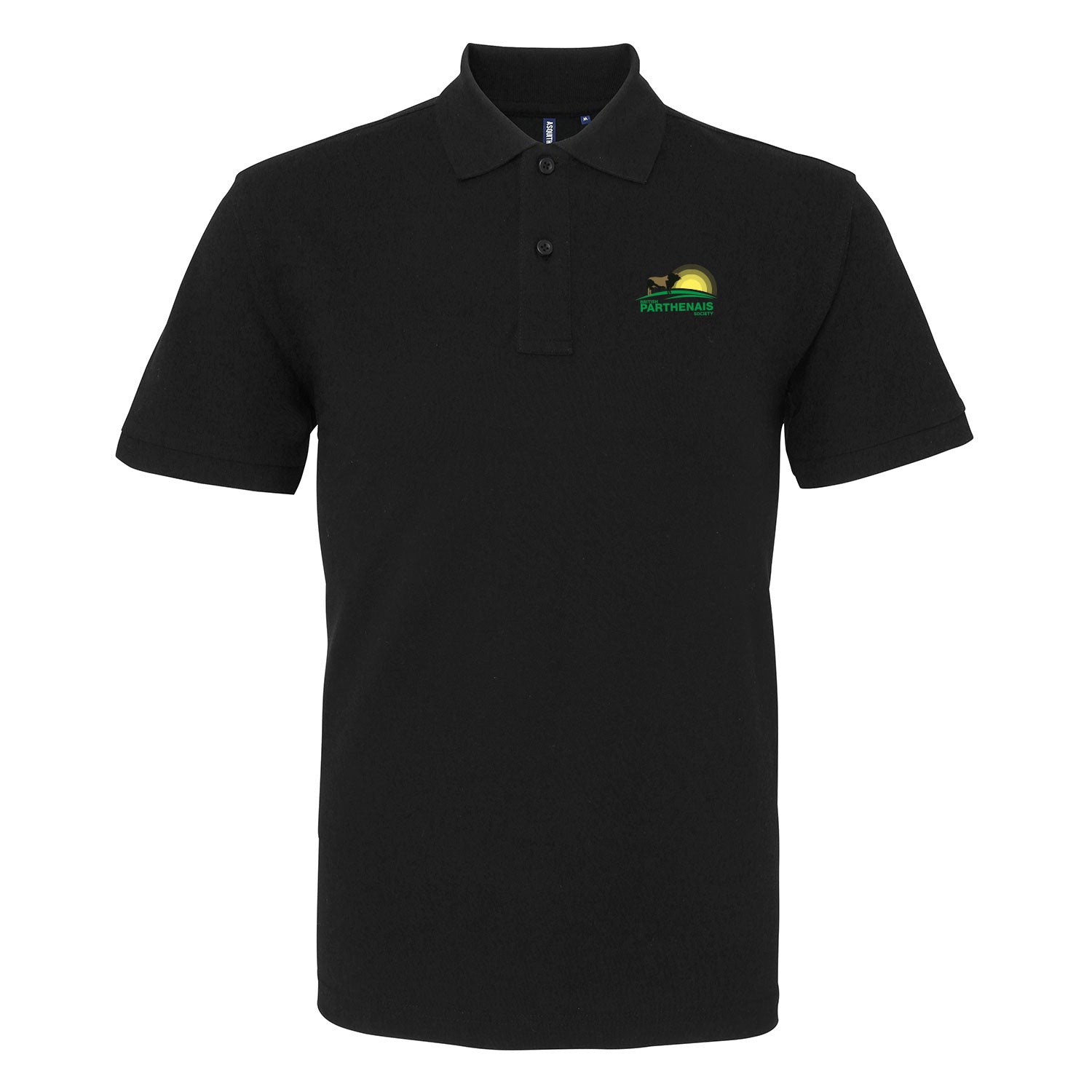 Parthenais Cattle Society Polo - Black - Stash Inc. - Stash Shop